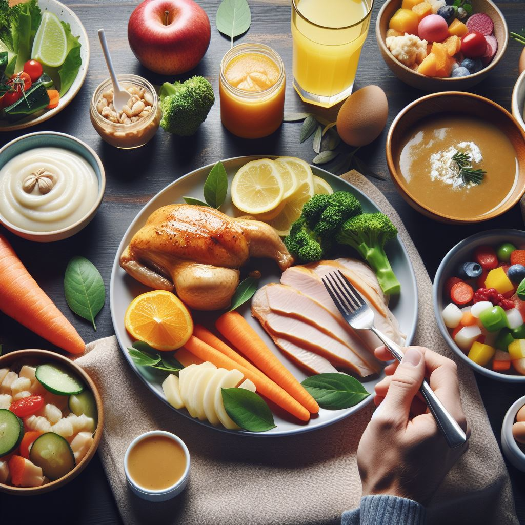 que comer en una dieta blanda