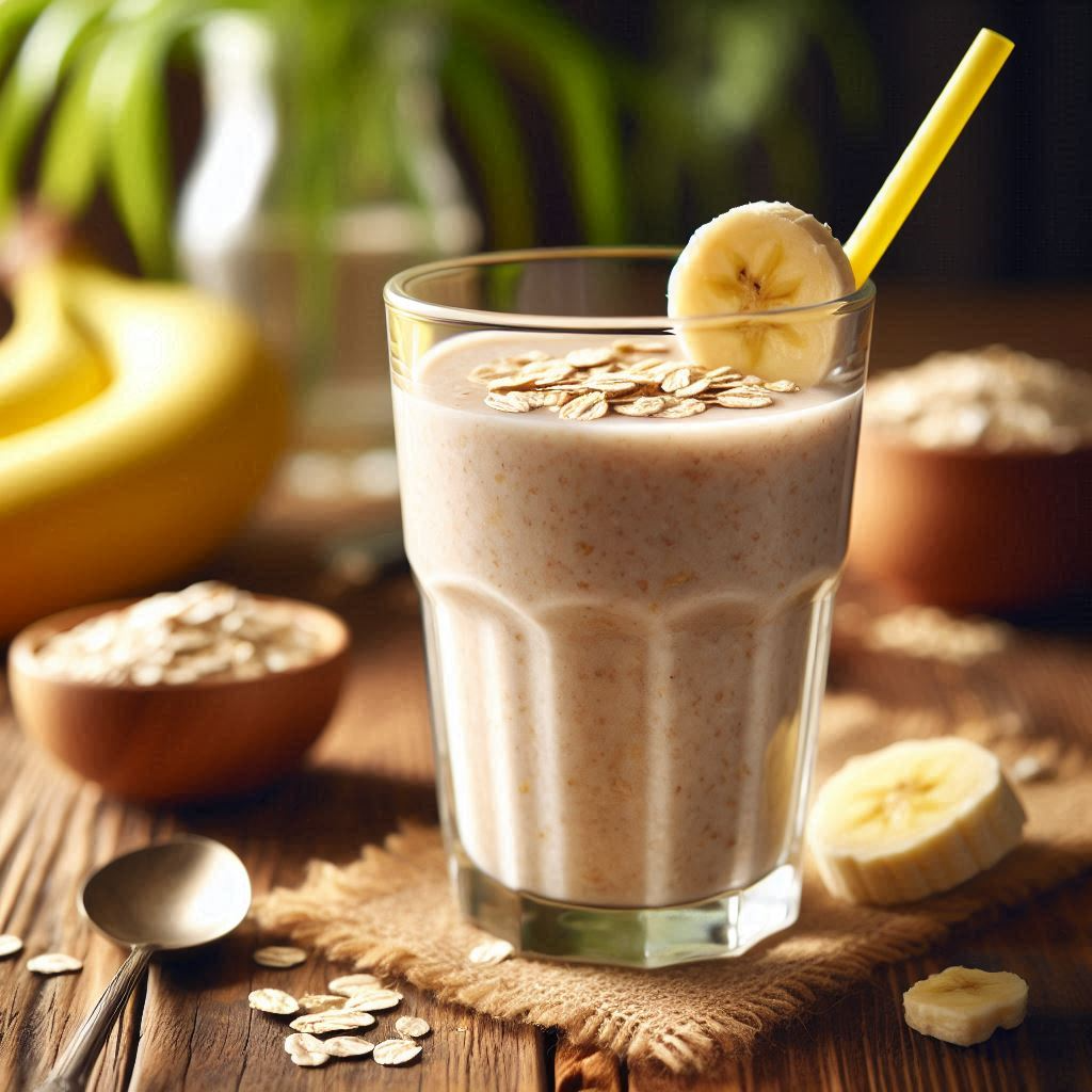 Desayunar fruta con avena