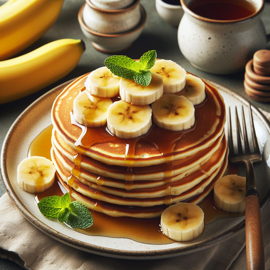 desayunar fruta con pancakes