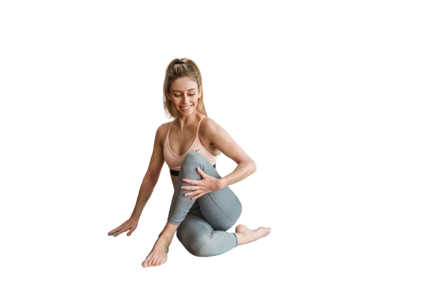 Postura yoga Ardha Matsyendrasana favorece digestión